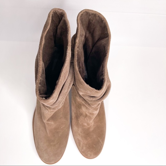 Vince Camuto Parka Slouch Suede Heeled Booties - Picture 3 of 10